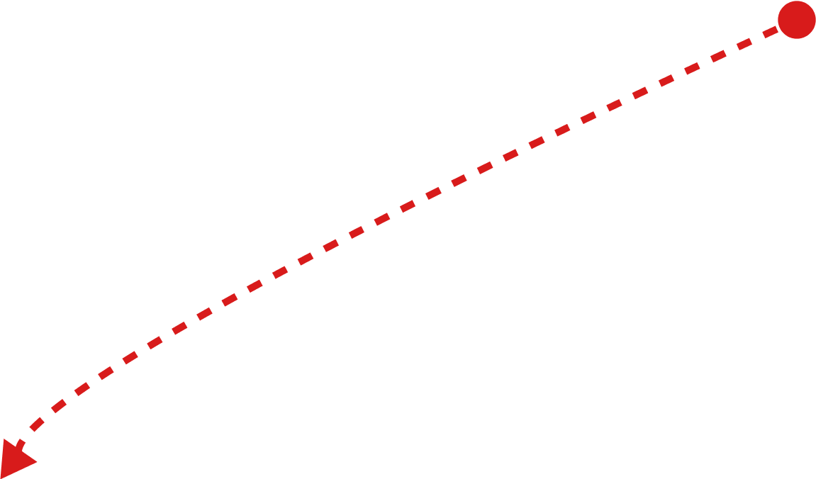 Left pointing arrow